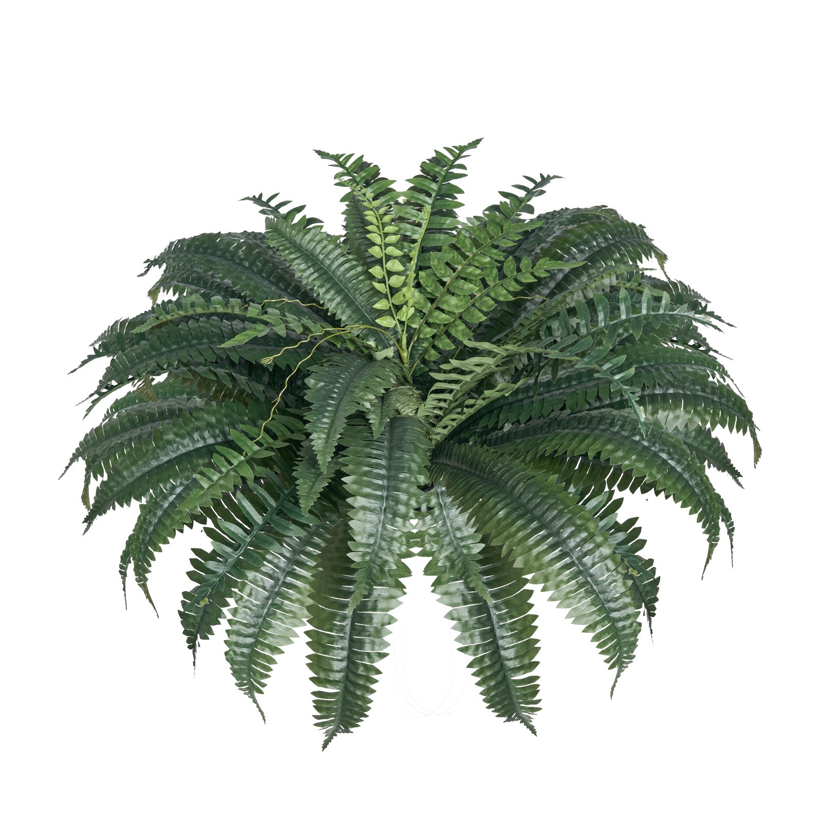 VEVOR Artificial Ferns, 2 pcs., Diameter 110-120 cm, Artificial Boston Fern, Artificial Plant as Wall Decoration with 50 Branches, Artificial Fern for Home & Office (without flower pot)