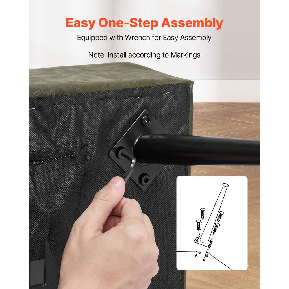 VEVOR Leather Bedroom Bench, PU Leather Bench with Metal Legs and with Stitching for Entryway, Upholstered Shoe Bench Seat, Modern End of the Bed Benches for Living Room, Dining Room, Hallway, Green