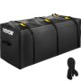 VEVOR Auto Dachbox 0,34 m3 Faltbare Schwarzer Dachkoffer Aufbewahrungsbox Wasserdichte Dachtasche Dachgepäckträger Tasche Auto Aufbewahrungsbox für
