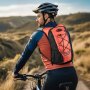 VEVOR Trinkrucksack 8 L isolierter Rucksäcke mit 2 L TPU-Wasserblase Laufrucksack Wanderrucksäcke für Radfahren Laufen Ausflug Orange, Hydro-Wasser-Tagesrucksack für Männer und Frauen