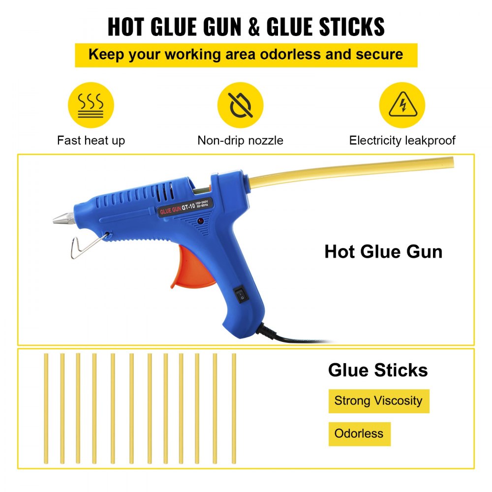 VEVOR 89 Stk. Auto Dellen Reparaturset professionell, Paintless Ausbeulwerkzeug, DIY Repair Puller kit Dent Removal Tool, Hagel Reparatur, LED Reflektierende Platte Gleithammer Dellenheber T-Stange