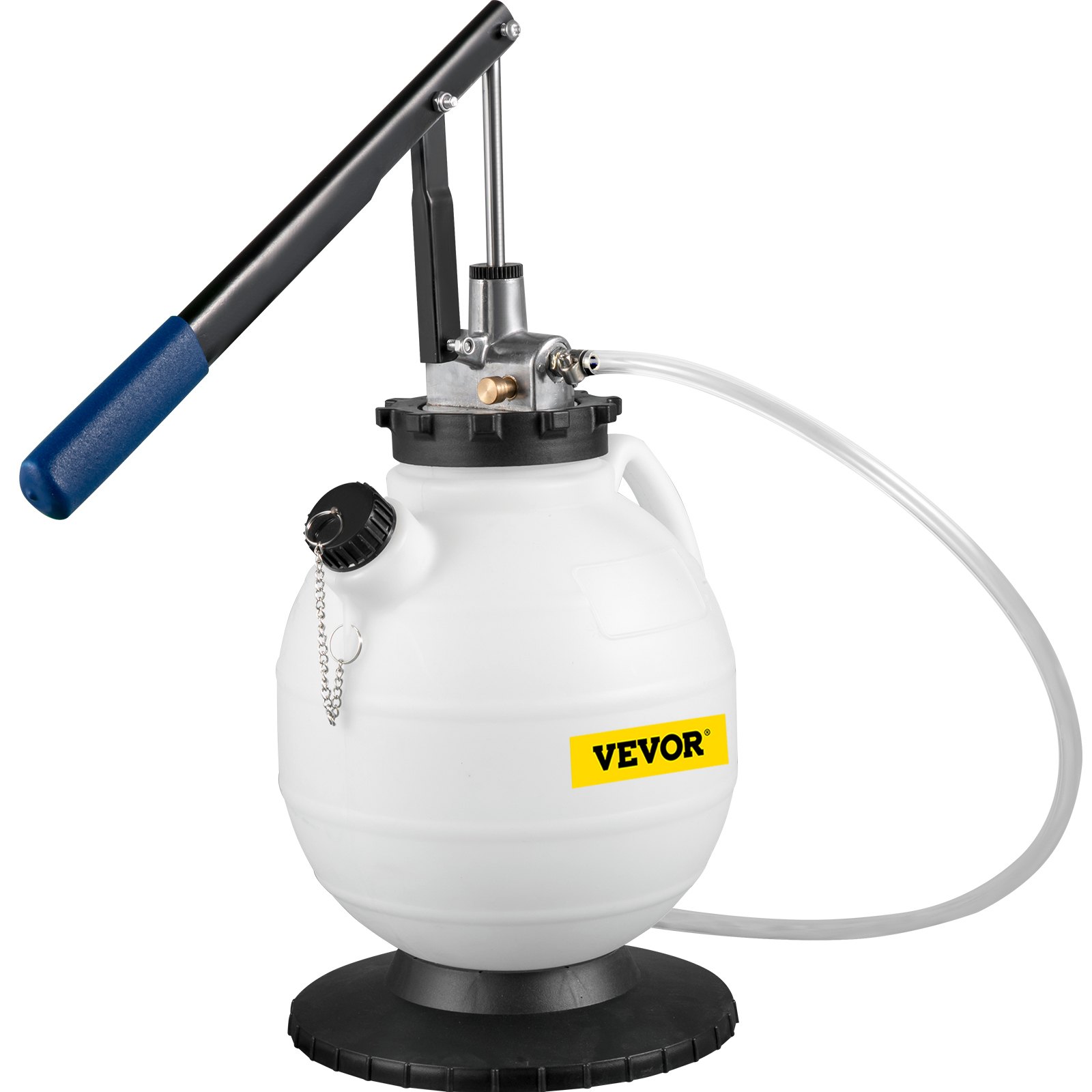 VEVOR Öleinfüllgerät Handpumpe, 7,5 L Manueller ATF Öleinfüller mit 15 Adapters, Getriebeöl Einfüllgerät Öleinfüller Umfüllpumpe Getriebeölpumpe Getriebeöl wechseln Einfüllpumpe