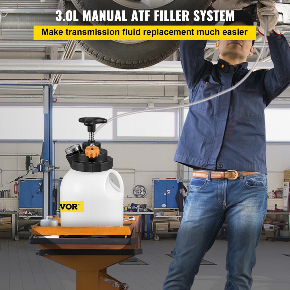 Vevor Handpumpe 3l öl Absaugpumpe ölpumpe ölabsaugpumpe Getriebeöl 8 Adapter