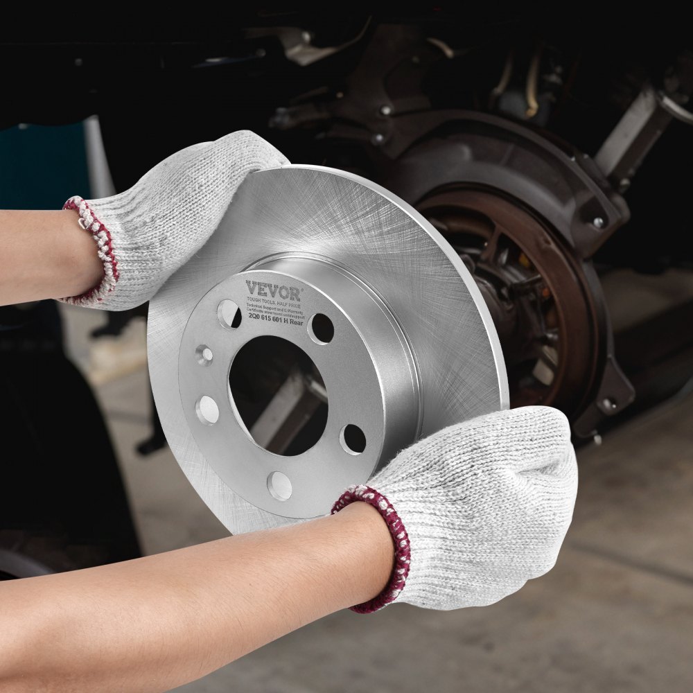 VEVOR Hinterradbremsen-Set, kompatibel mit AUDI A3 (8L), SEAT IBIZA, SKODA OCTAVIA, ROOMSTER, VW GOLF Ⅳ, Bremsscheiben, Keramik-Bremsbeläge, Ersatzset, 232 mm Hinterradscheiben