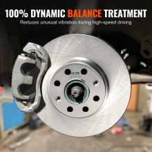 VEVOR Vorderradbremsensatz für Opel Adam (M13), Corsa D (S07), Corsa D Kasten/Schrägheck (S07), Bremsscheiben, Keramikbremsbeläge, Ersatzsatz, 257 mm Vorderradbremsscheiben