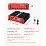 VEVOR Monoblock Autoverstärker 3000 W RMS MAX 1/2/4 Ohm, Audioverstärker (Klasse D / 1-Kanal) mit ferngesteuerter Subwoofer-Pegelregelung Tiefpassfilter Bassverstärkung Lautstärkeregler