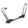 VEVOR Roof Bike Rack 20 kg 1 Bike Carrier Foldable Upright Dual-Arm Rack, for Car SUV, Aluminum Alloy & Q235 Steel, Rooftop Mount with Secure Locking System for Bicycle Storage and Transport, Black