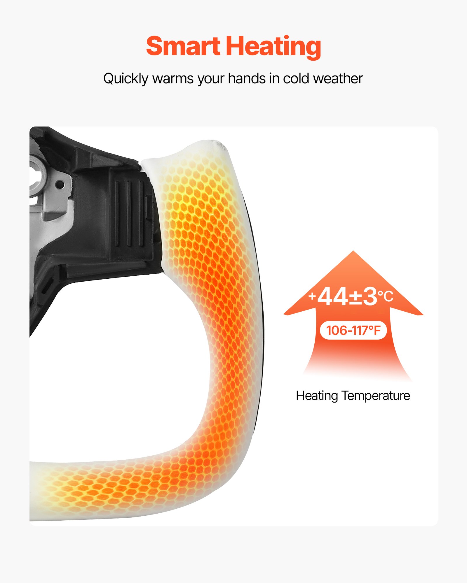 VEVOR Lenkrad für Tesla Model 3 (2016–2023), Volant aus Kohlefaser D-förmig, unten abgeflacht, mit Heizfunktion, Ledergriff mit rutschfester Oberfläche, Ersatzteil für Model 3, Weiß