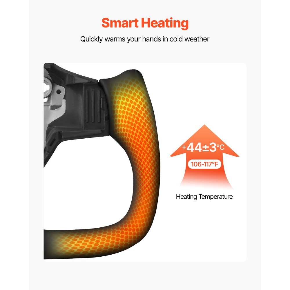 VEVOR Lenkrad für Tesla Model 3 (2016–2023), Volant aus Kohlefaser D-förmig, unten abgeflacht, mit Heizfunktion, Ledergriff mit rutschfester Oberfläche, Ersatzteil für Model 3, Schwarz