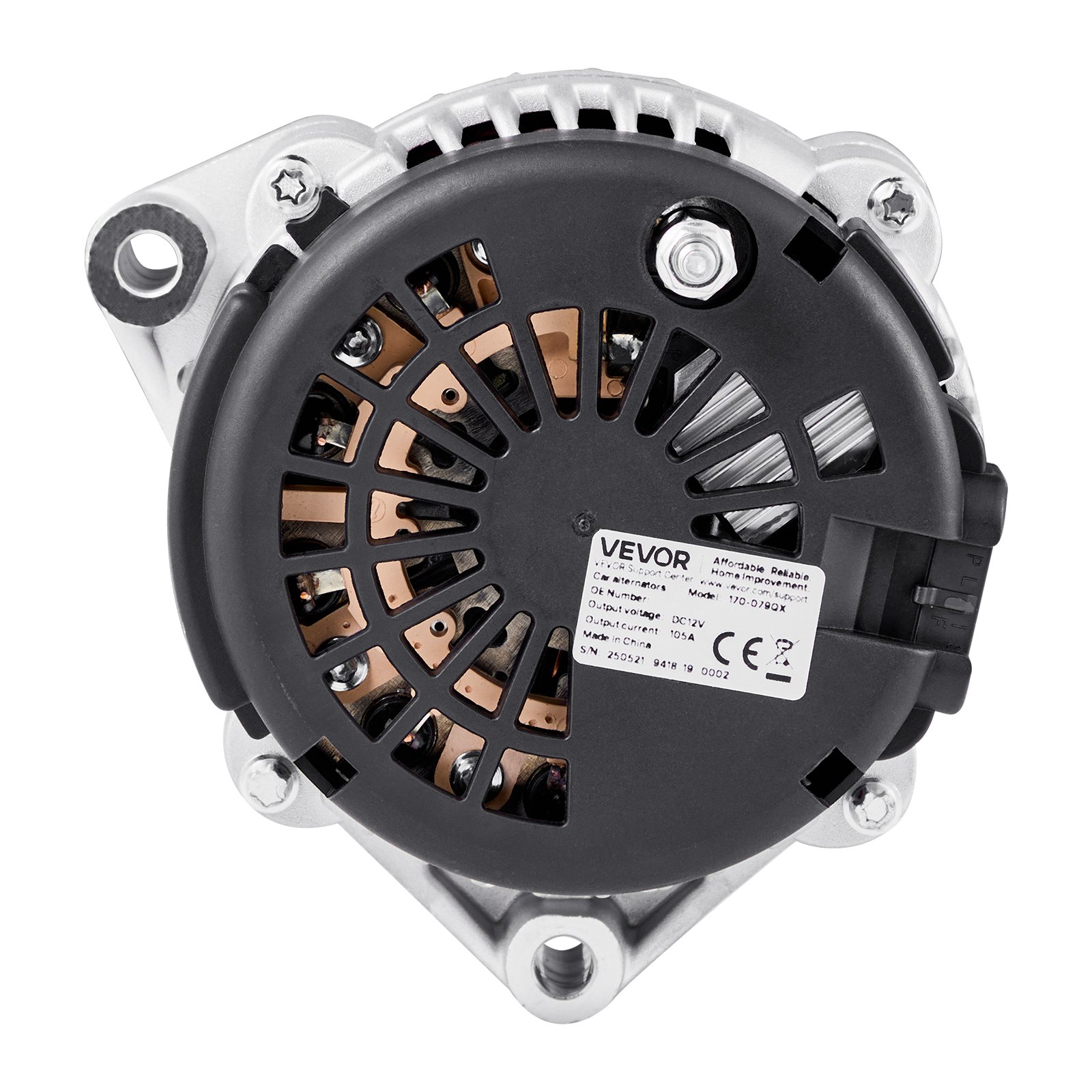 VEVOR Autolichtmaschine 8247N, für Cadillac Escalade V8 5,3 l/6,0 l 2002–2004, Chevy Suburban 1500 2000–2004, GMC Yukon V8 4,8 l/5,3 l 2000–2004, Kfz-Ersatzlichtmaschine 10464481, 15755616