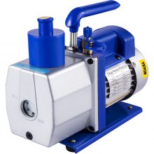 VEVOR Vakuumpumpe 6CFM, Klima Vakuumpumpe Set 1/2HP, Vacuum Pump 220 V, Klimaanlage Kältemittel 2-stufige Vakuumpumpe,Vakuumpumpe für klimaanlage (ohne Öl)