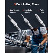 VEVOR Gleithammer Abzieher Set 15-tlg. für Vorder- und Hinterradnabenlager, Achslager Abzieher Werkzeugsatz mit Tragebox 9 in 1 Flansch-Hinterachsen und Vorderradnaben mühelos zu lösen