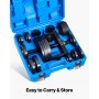 VEVOR Master Wheel Hub & Bearing Remover & Installer Kit, Fits Most Front-Wheel Drive Vehicles, Front Wheel Bearing Removal Tool, Wheel Bearing Installer Kit, Easy Bearing Swaps with No Press Required