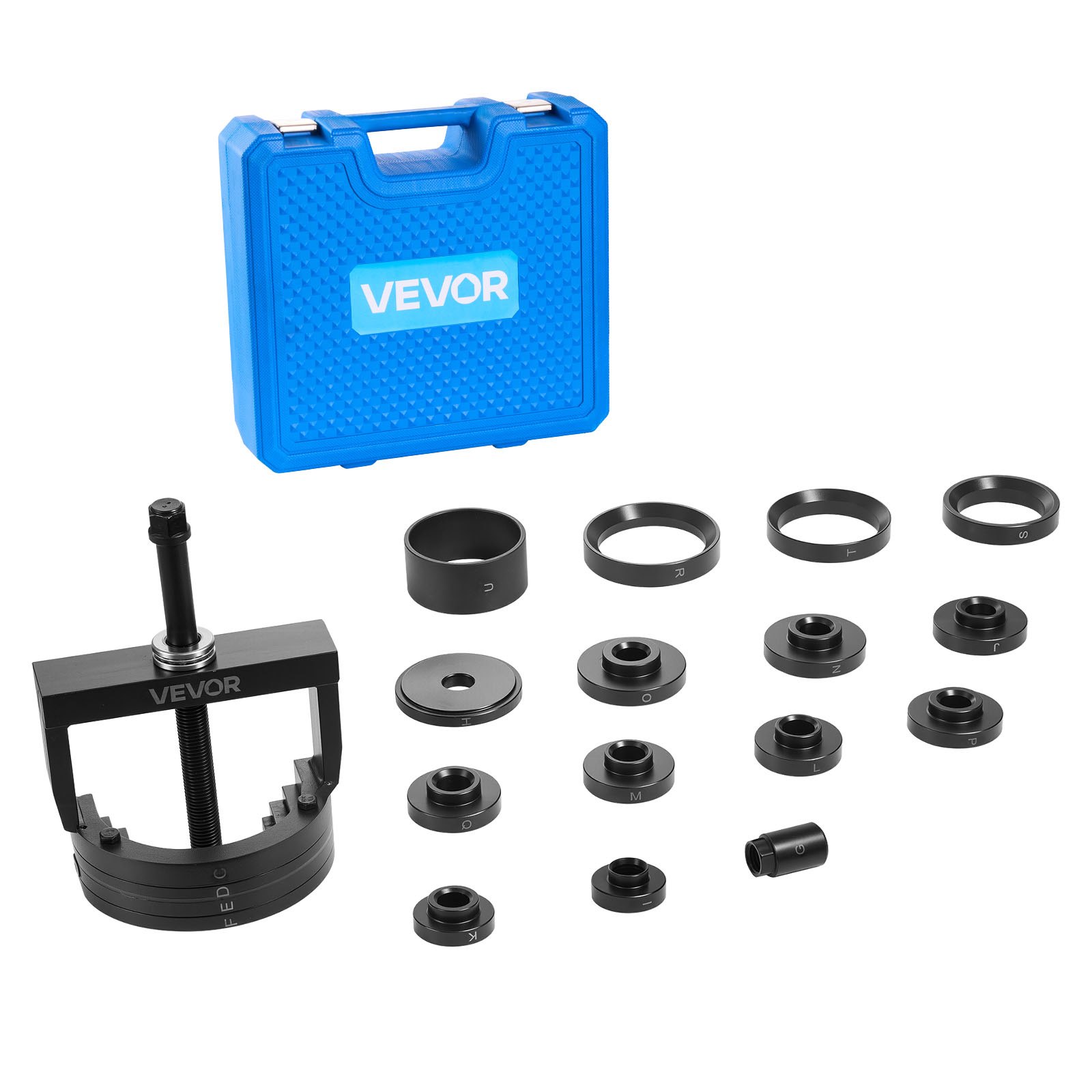 VEVOR Master Wheel Hub & Bearing Remover & Installer Kit, Fits Most Front-Wheel Drive Vehicles, Front Wheel Bearing Removal Tool, Wheel Bearing Installer Kit, Easy Bearing Swaps with No Press Required
