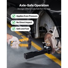 VEVOR Radlagernaben Demontage Werkzeugsatz kompatibel mit allen Achsbolzennaben 5, 6, 8 Lug Hubs Buster Puller, Universal Radnaben Stoßdämpfer, mit Muttern und Unterlegscheiben für Limousinen SUVs