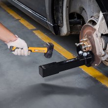 VEVOR Radlagernaben Demontage Werkzeugsatz kompatibel mit allen Achsbolzennaben 5, 6, 8 Lug Hubs Buster Puller, Universal Radnaben Stoßdämpfer, mit Muttern und Unterlegscheiben für Limousinen SUVs