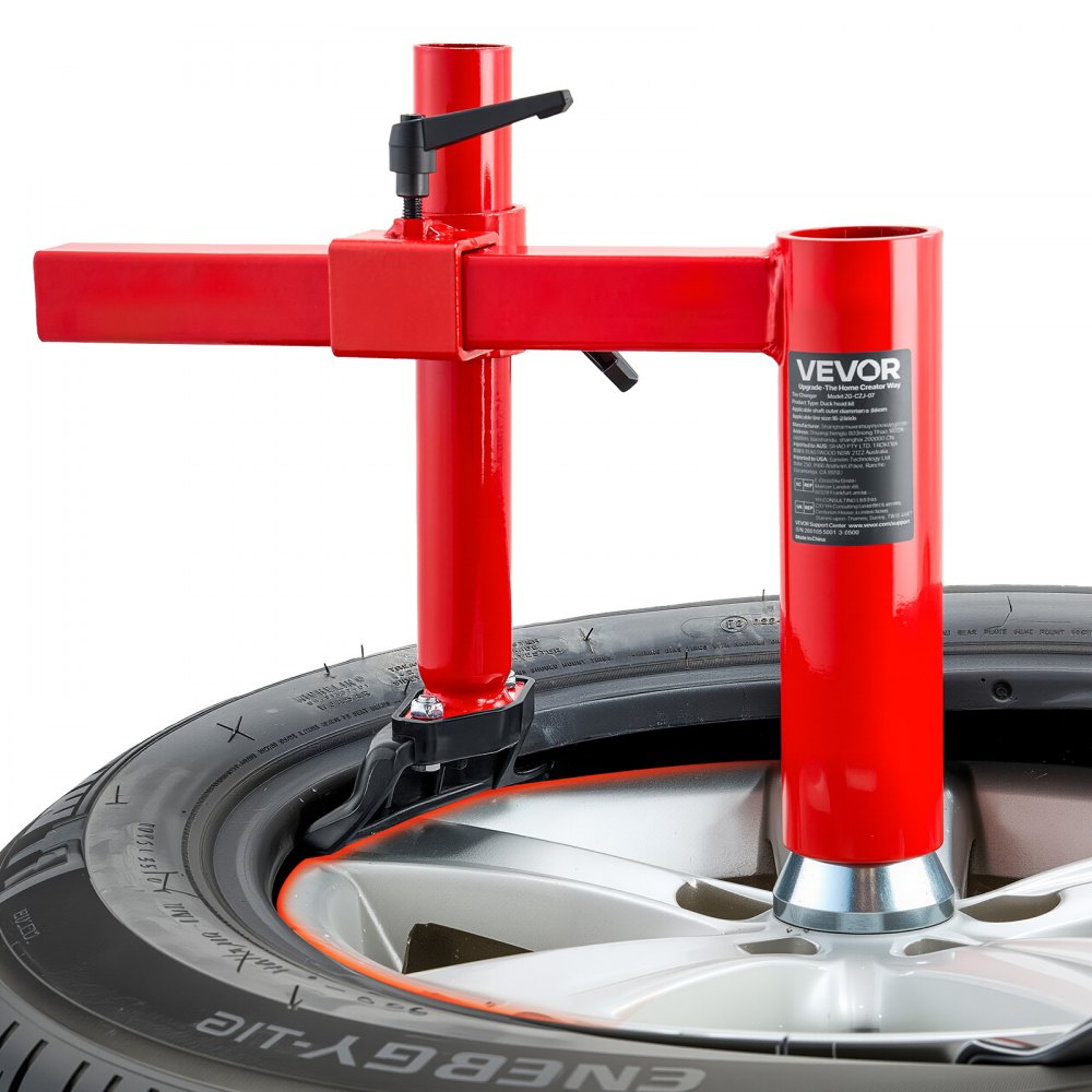 VEVOR Reifenmontiergerät Entenkopf-Adapter-Kit Manueller Reifenwechsler aus Stahl Passend für 16-21 Zoll Reifen, Radmontagehilfe für Outdoor & Mobile Autoreparaturen von Universalen Fahrzeugtypen