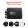 VEVOR Geschwindigkeitsregler für Golfwagen, 48 V 250 A Ersatz für Gleichstrommotor-Controller für EZGO TXT Golfwagen, Schutzart IP65, Gehäuse aus Alu ABS, kompatibel mit Modellen 1206HB-5201