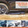 VEVOR 10 TONNEN Traktionsbretter mit PP-Material, Bergungsbretter für Geländefahrzeuge/Autos/Pickups/SUVs/Wohnmobile, Paar Reifen-Traktionsmatten auf Schnee, Sand, Schlamm und losem Untergrund, Aufbewahrungstasche, lang, schwarz