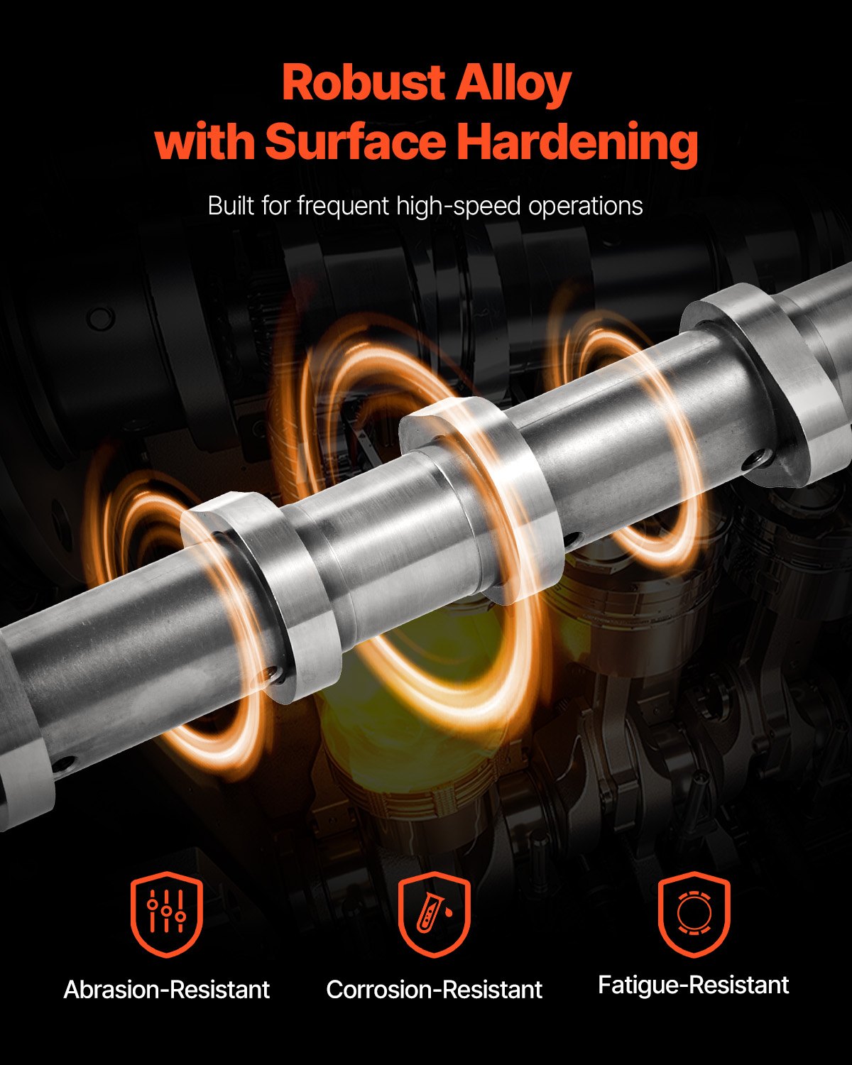 VEVOR Nockenwellen- und Steuerventilsatz, Ersatz für Motornocken aus Gusseisen, kompatibel mit Audi und Volkswagen, passend für 1,8T/2,0T EA888-Motoren, OE 06L109021H, 06L109021N, 06L109021S