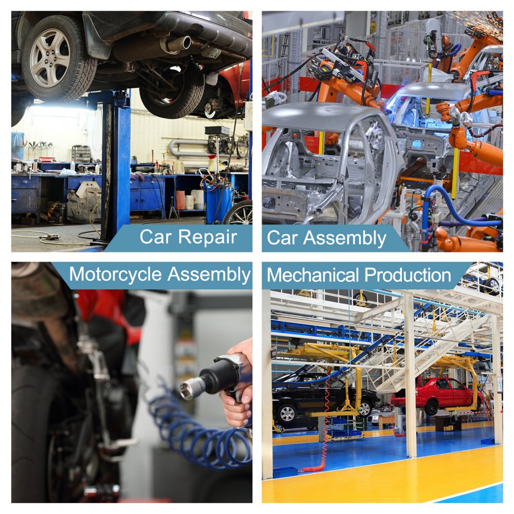 Vevor Profi Druckluft Schlagschrauber Druckluftschrauber 1/2 Zoll Max. 850 Nm