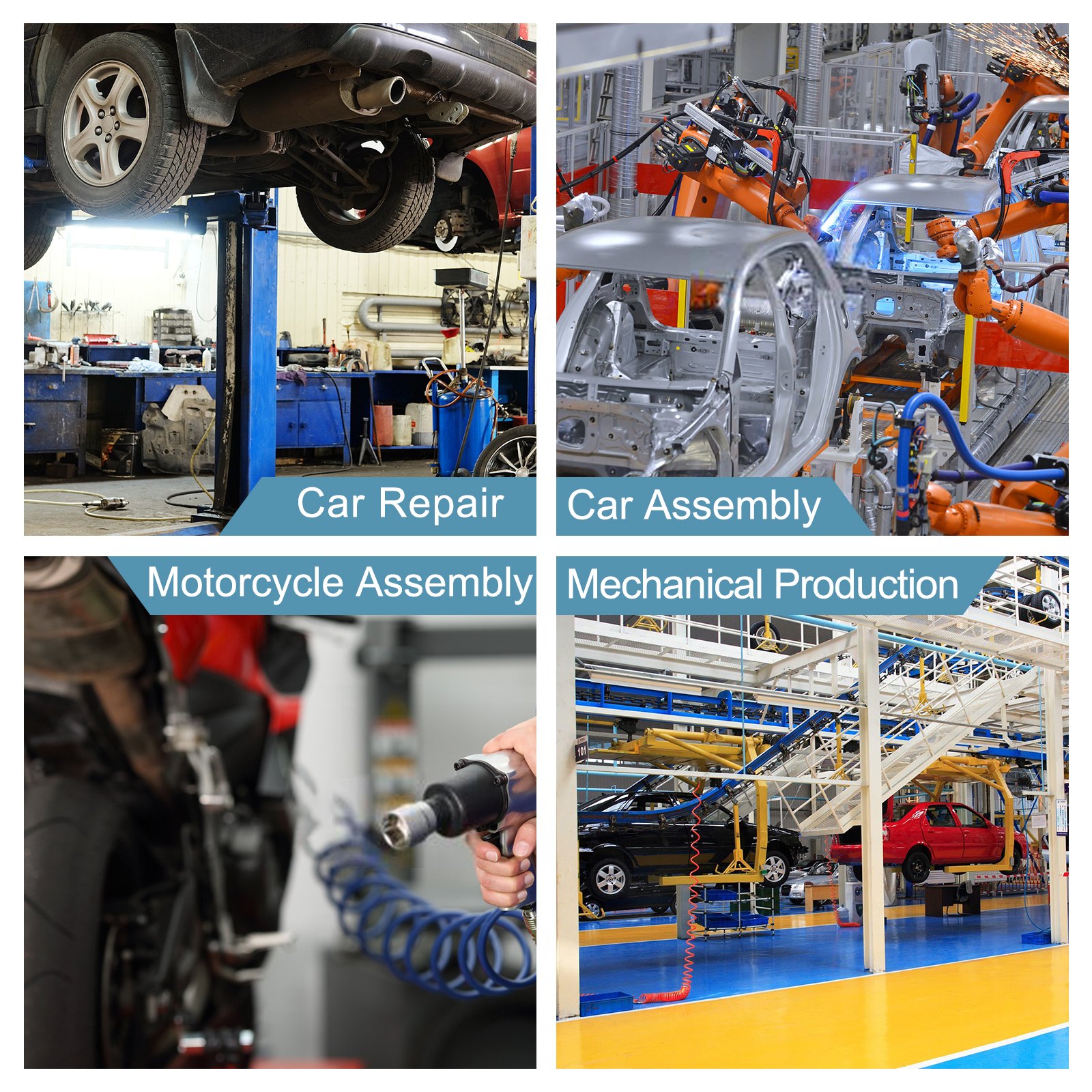 Vevor Profi Druckluft Schlagschrauber Druckluftschrauber 1/2 Zoll Max. 850 Nm