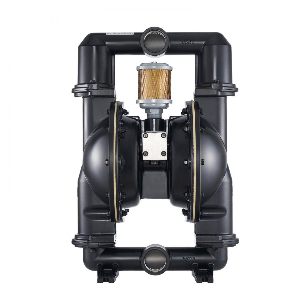 VEVOR Druckluftbetriebene Doppelmembranpumpe, 598 L/min, 79,86 m Förderhöhe, pneumatische Altöl-Transferpumpe, max. 114 PSI, Gehäuse aus Aluminiumlegierung, für Diesel, Fett, Kerosin, Benzin