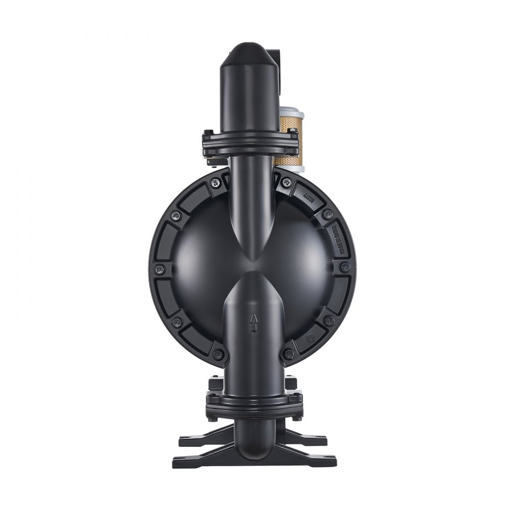VEVOR Druckluftbetriebene Doppelmembranpumpe, 598 L/min, 79,86 m Förderhöhe, pneumatische Altöl-Transferpumpe, max. 114 PSI, Gehäuse aus Aluminiumlegierung, für Diesel, Fett, Kerosin, Benzin