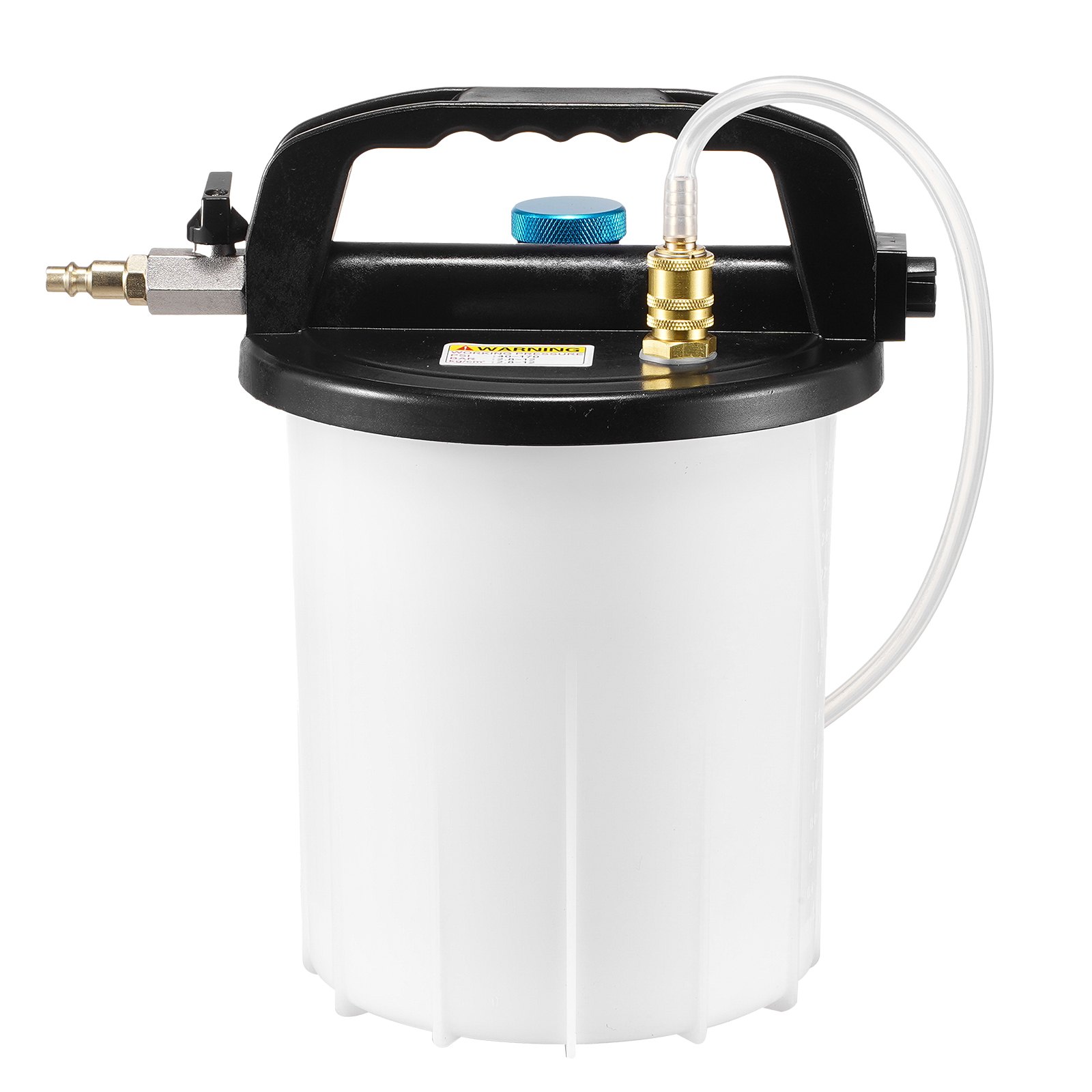 VEVOR Bremsenentlüfter Set 3 L Bremsflüssigkeitsabsauger mit 1 L Siphon-Nachfüllflasche und 13 Schlauchverbindern, komplettes Bremsflüssigkeitsentlüfter mit verlängertem Silikonschlauch und Griff