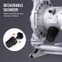 VEVOR Druckluft-Doppelmembranpumpe, 200 L/min, max. 7,9 bar, pneumatische Transferpumpe mit 2 zusätzlichen Membranen, 3,8 cm Einlass- & Auslass aus Aluminiumlegierung für Diesel, Fett, Öl
