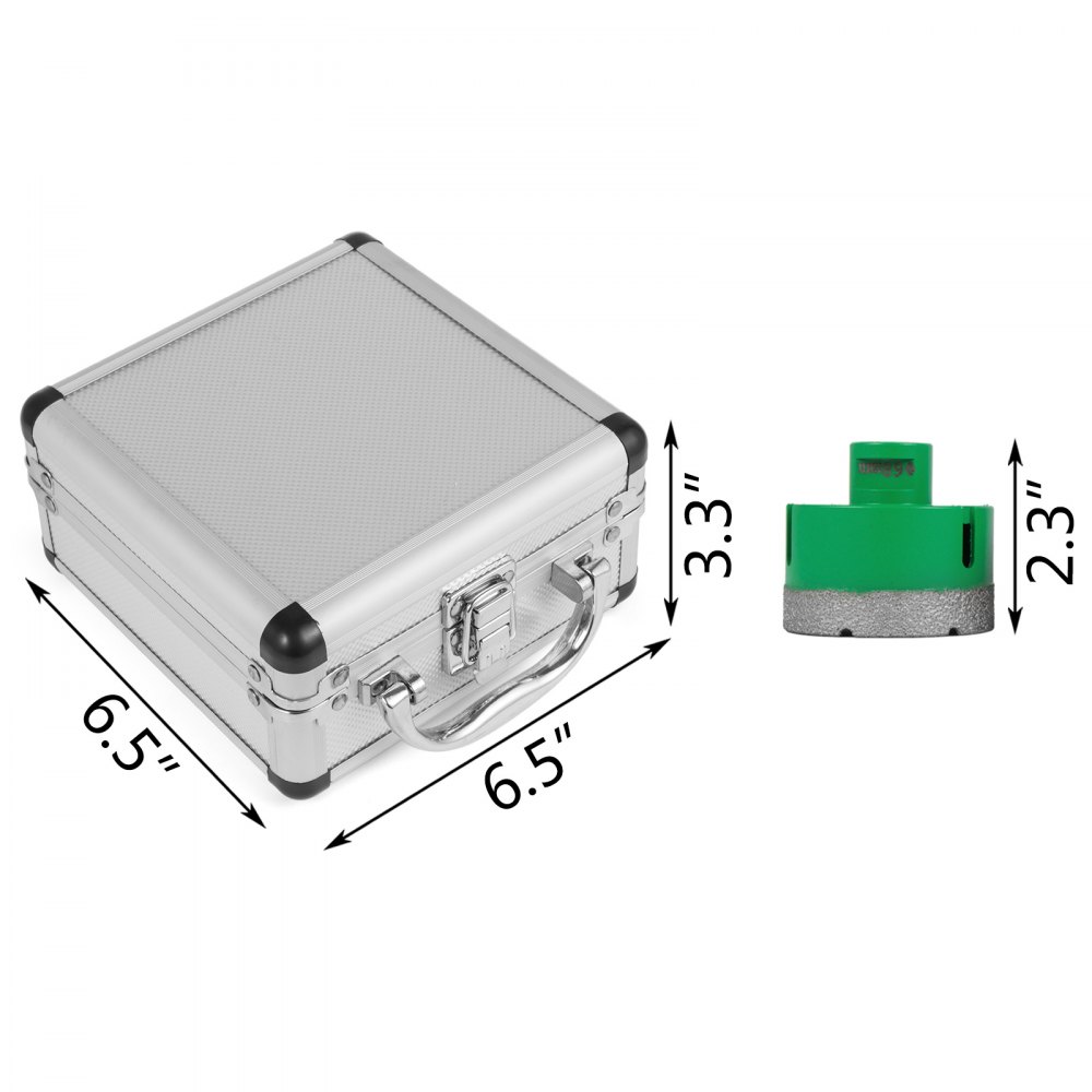 4 Teiliges Diamant Bohrkronen Fliesenbohrer Set Dia35-68mm M14 Granit Vakuum