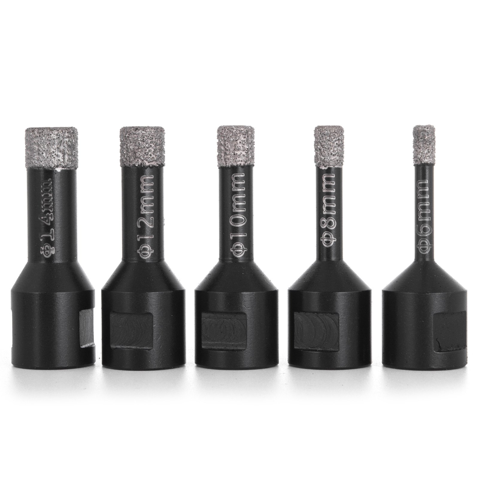 Diamant Lochsäge M14 6/8/10/12/14mm Diamantbohrer Set Granit-feinsteinzeug