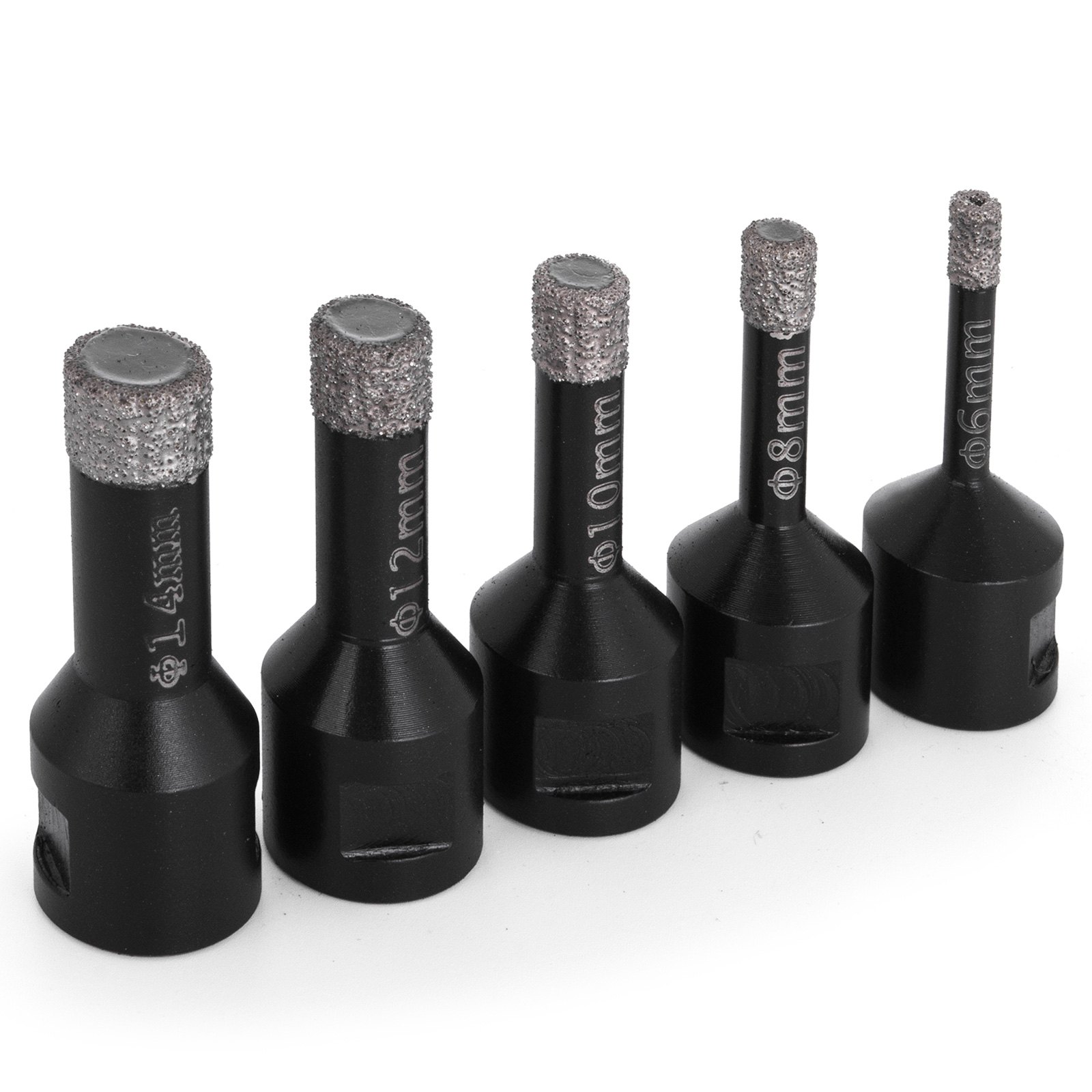 Diamant Lochsäge M14 6/8/10/12/14mm Diamantbohrer Set Granit-feinsteinzeug