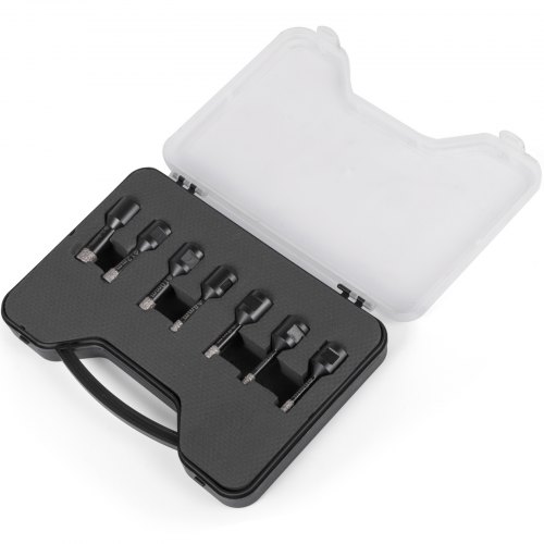 7 Teiliges Profi Diamant Bohrkronen Set Für Granit Feinsteinzeug Fliesen M14