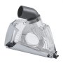 VEVOR Dust Extraction Hood for Angle Grinders, Universal 100-125 mm, Dust Protection Hood with 6 Clamping Discs & 125 mm Diamond Grinding Cup, Adjustable Cutting Depth, Vacuum Cleaner Connection, Transparent