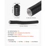 VEVOR Diesel Heater Intake Pipe Kit, 25mm Car Air Parking Heater Ducting Pipe Hose Tube, Stretchable & Bendable Car Air Intake Filter Silencer Hose Pipes Kit with Clamps for 2KW 5KW 8KW Diesel Heaters