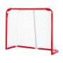 VEVOR Hockeytor Streethockeynetz, Straßenhockey-Tor Hockeynetz, 137 x 60 x 112 cm Hockey-Trainingstor-Set, Hockey Street Set, tragbares Indoor-Outdoor-Hockeytor mit Netz, weiß/rot, Training