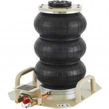 VEVOR Pneumatischer Wagenheber 3T Air Jack 3 Ringe Druckluft für PKW Stahl 6600lbs