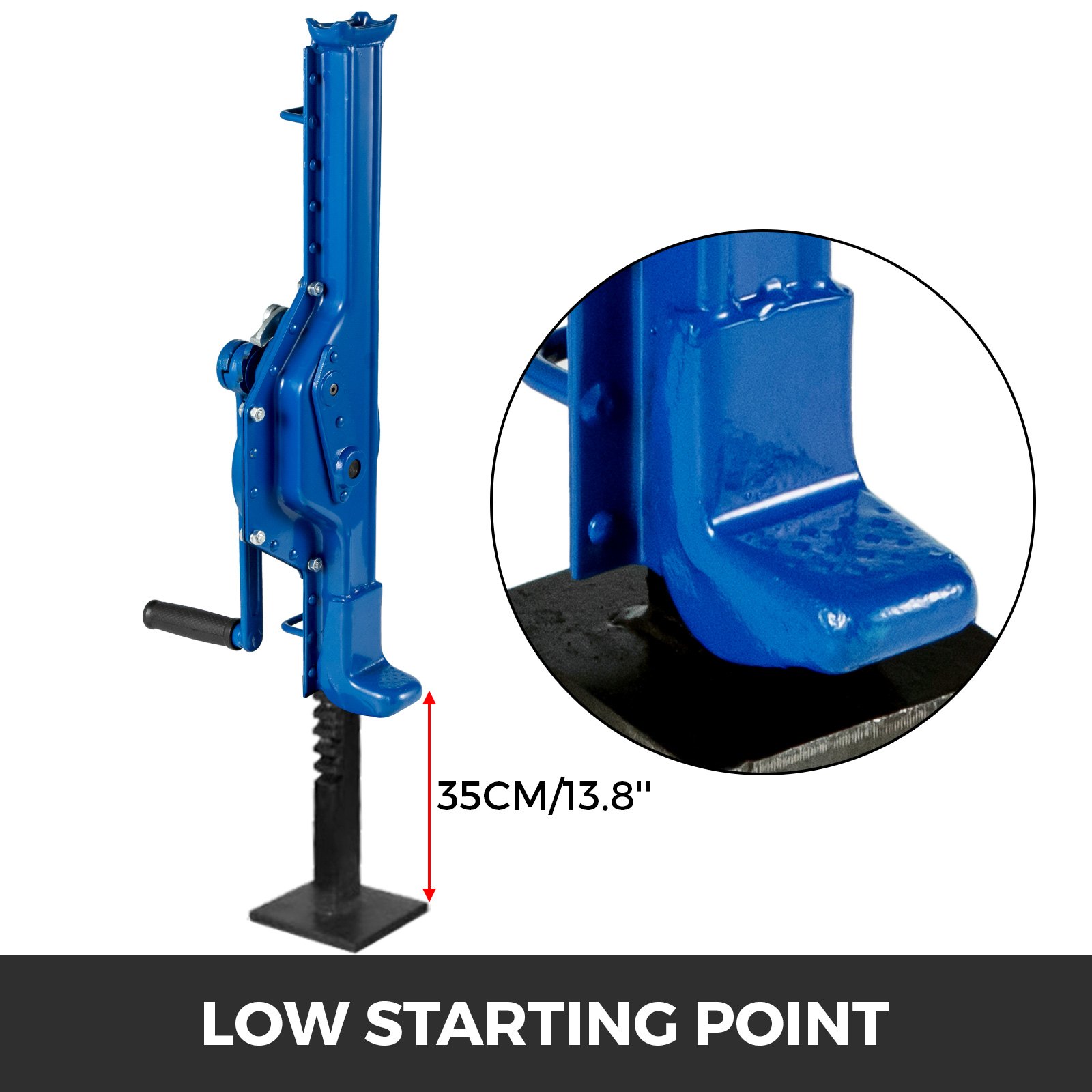 handbet?tigter Wagenheber Arbeitssparender Autolifter hydraulisch 3T (6614 lbs) blau