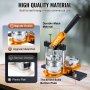 VEVOR Buttonmaschine 7,62cm Badge Punch Press Kit, Kinder DIY Geschenke Knopfmachermaschine, Button Herstellung Abzeichen mit 500 Stk. Button Teile & Kreisschneider & Zauberbuch