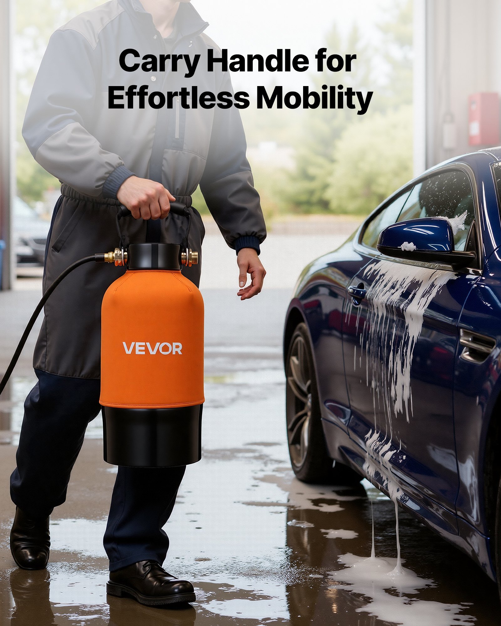 VEVOR Deionisiertes Wassersystem für Autowäsche 757 L, Wasserdeionisierer für Autowäsche mit 5L Gemischten DI-Harz-Filtern Handgriff, Entionisiertes Wassersystem für KFZ Motorrad Boot Fensterreinigung