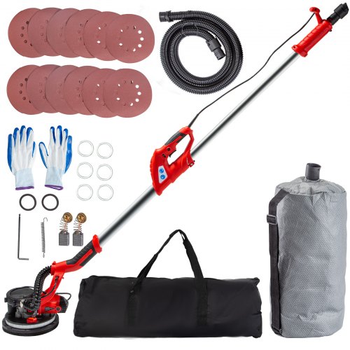 Langhalsschleifer Wandschleifer Deckenschleifer Trockenbauschleifer 750w 225mm