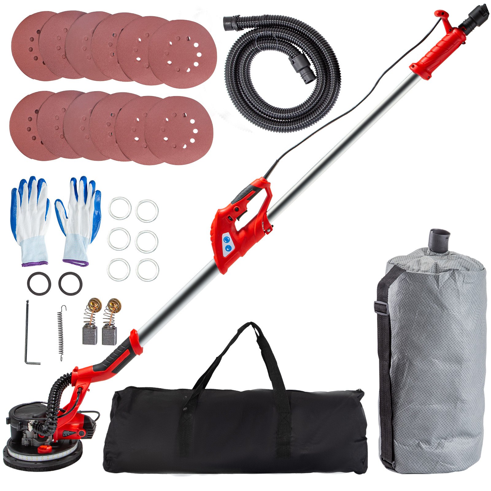 Langhalsschleifer Wandschleifer Deckenschleifer Trockenbauschleifer 750w 225mm