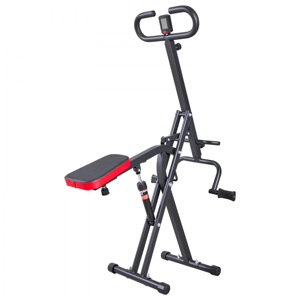 VEVOR Kniebeugenmaschine für tiefe Kniebeugen zu Hause, klappbares Trainingsgerät, Gesäßtrainer mit 12-stufigem einstellbarem Widerstand, Heimtrainingsgerät für Gesäß und Beine, Glute Machine