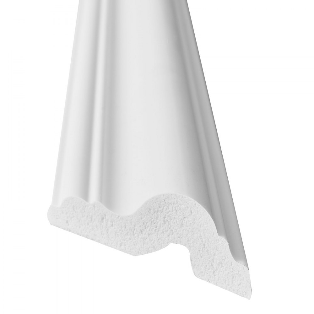VEVOR Wandform-Set, 6er-Set 61x61cm u. 61x137cm Stuckleisten aus Lackierbarem Polystyrol, Wasserfeste Wandleiste, Zierleiste für Wände, Friesleisten für Wohnzimmer, Schlafzimmer, Zuhause, Weiß