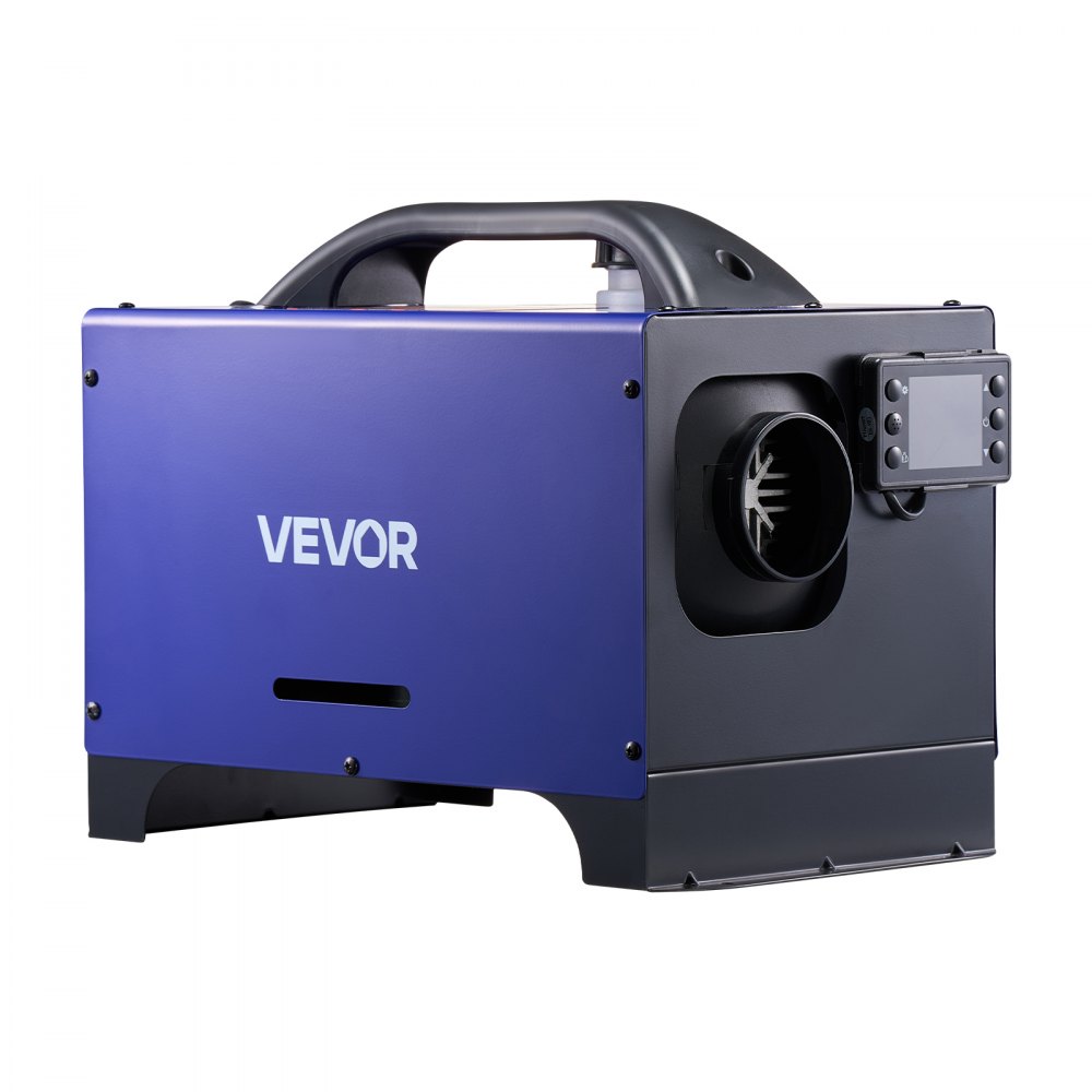 VEVOR Dieselheizung Lufterhitzer 8 kW DC 12 V/24 V tragbare Standheizung mit Fernbedienung & LCD-Bildschirm & Griff, geringe Geräuschentwicklung, 5 L Kraftstofftank für Lkw Wohnmobile SUV Traktor