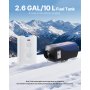 VEVOR Dieselheizung Lufterhitzer 12-24V 8KW tragbare Standheizung mit Fernbedienung & LCD-Bildschirm, geringe Geräuschentwicklung, 10 L Kraftstofftank für Lkw Wohnmobile