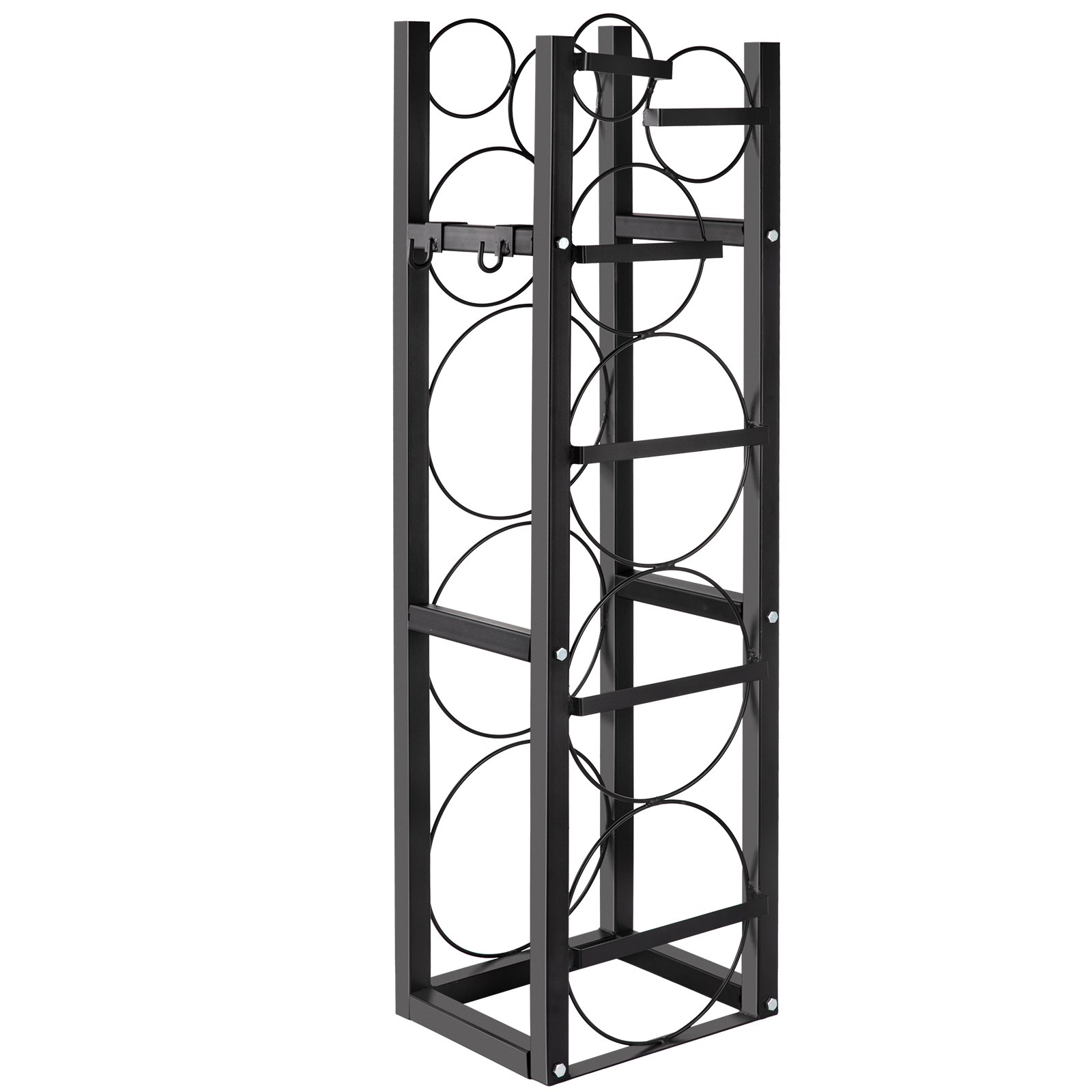 VEVOR Refrigerant Tank Rack with 3 x 30 lbs & 3 Space-Saving Bottle Tank Racks 116.8 x 30.5 x 28 cm, Refrigerant Bottle Rack, Gas Bottle Racks and Holders, for Storing Gas, Oxygen