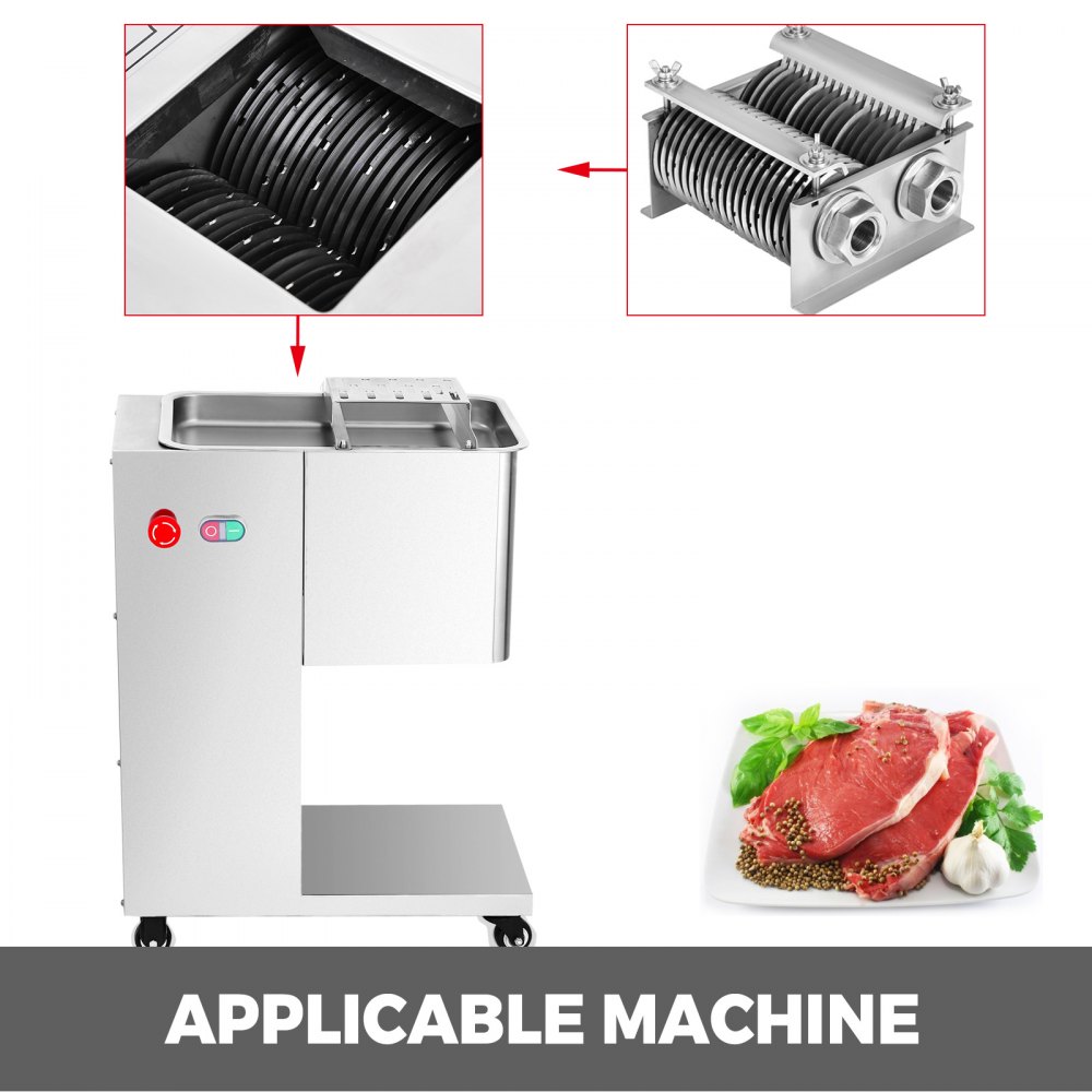 Klingen Für Fleisch Slicer Maschine Gleichmäßig Geschnitten 500kg Küche