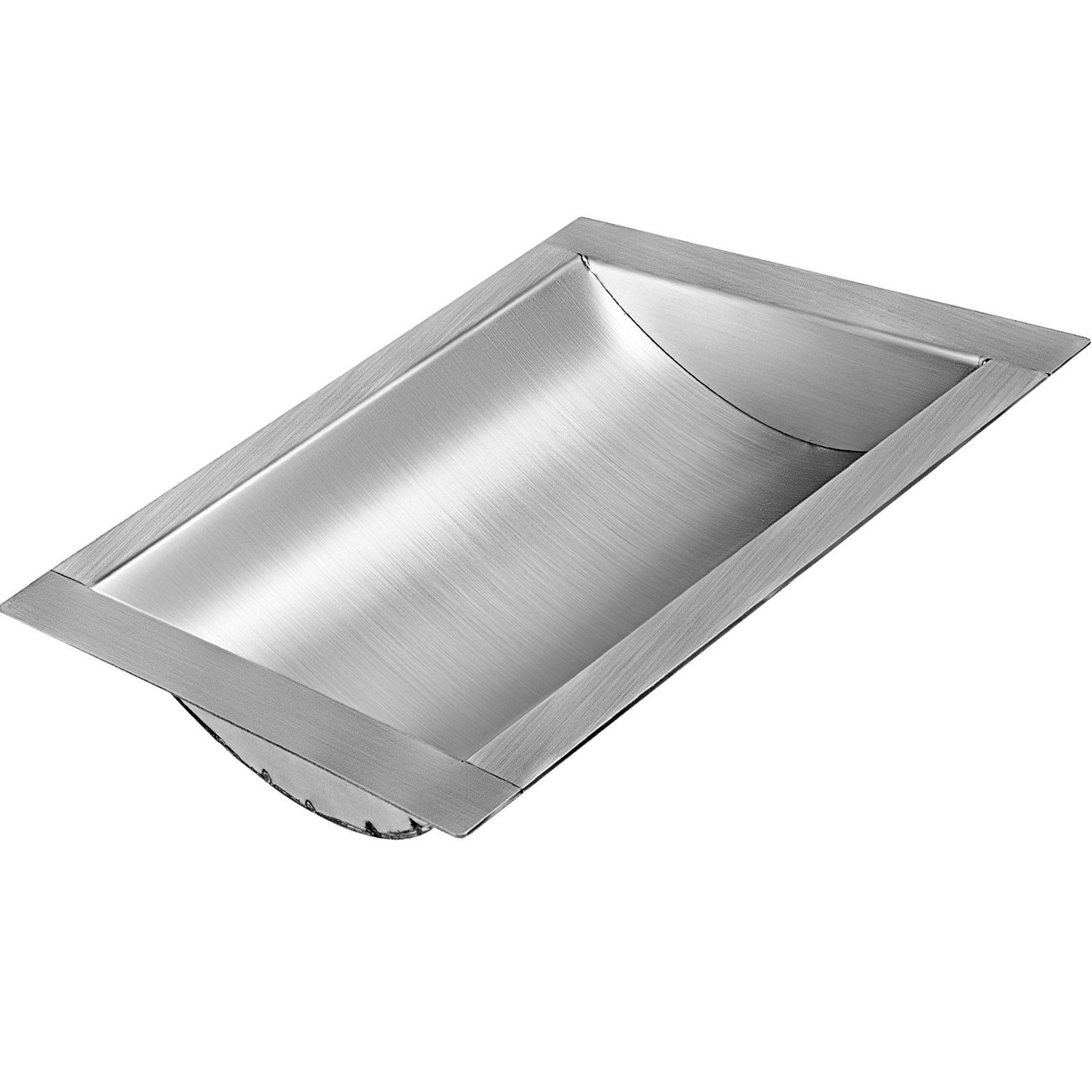 Zahlteller Geldschale Geldteller 20x25cm Bezahlteller Münzteller 304 Edelstahl